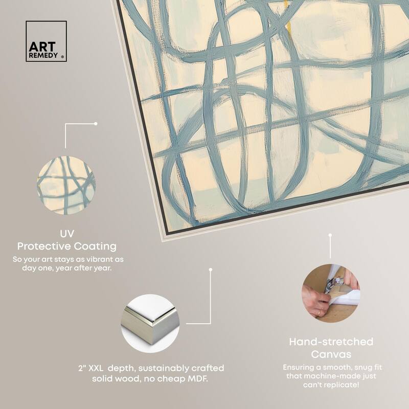 Unbroken Line II Canvas by Art Remedy