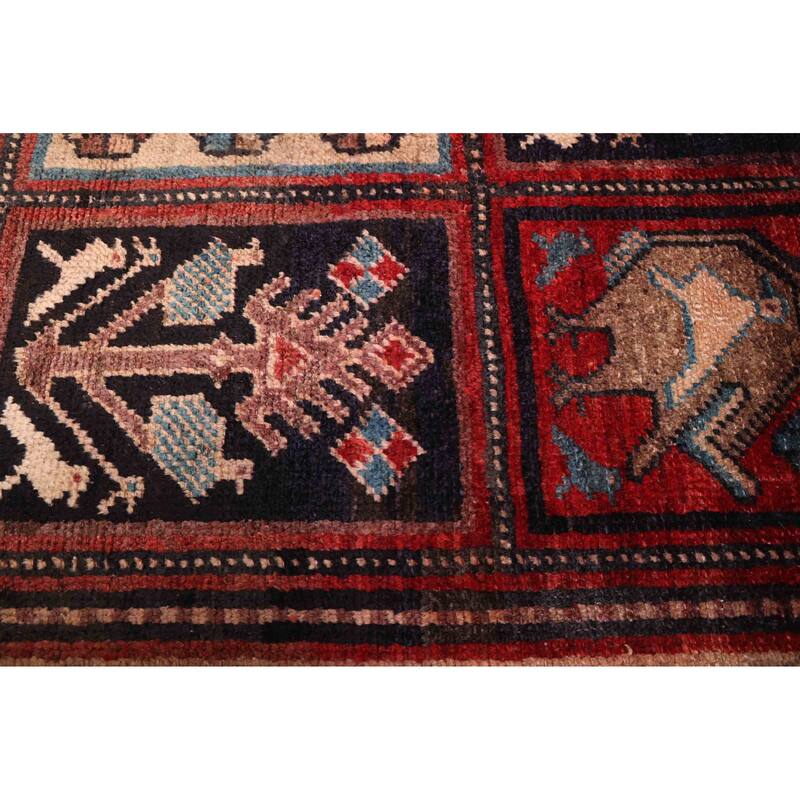 ECARPETGALLERY Hand-knotted Andelz Red Wool Rug - 4'0 x 6'11