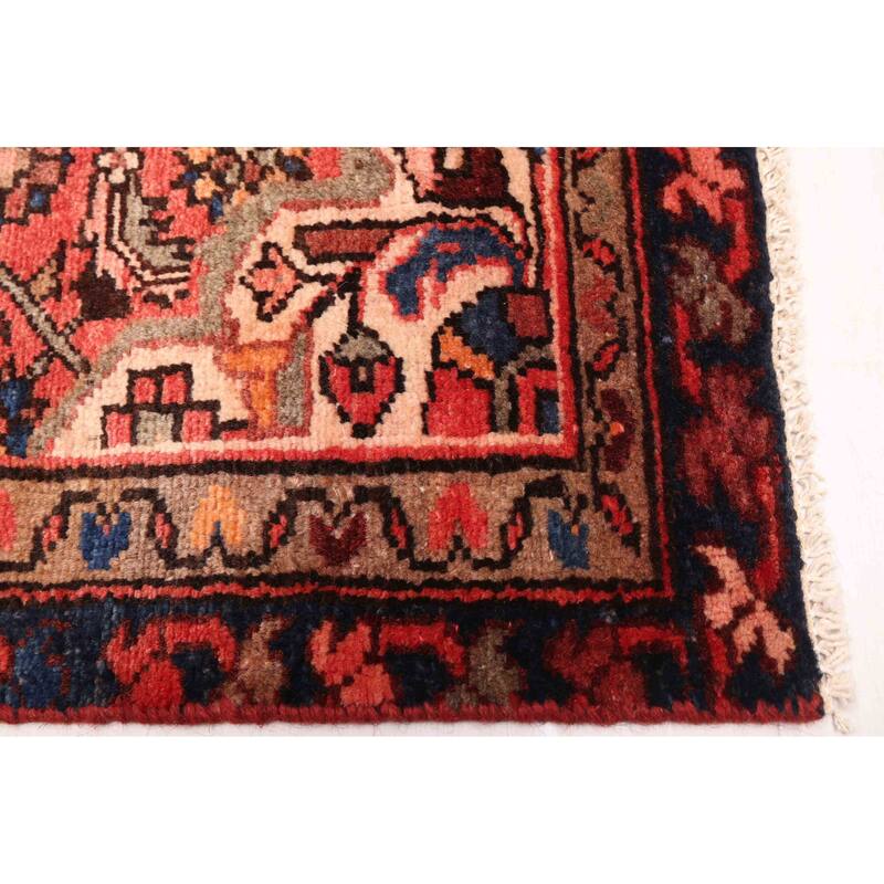 ECARPETGALLERY Hand-knotted Andelz Light Red Wool Rug - 2'11 x 9'3