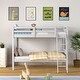 preview thumbnail 17 of 33, Costway Twin Over Twin Bunk Bed Convertible 2 Individual Beds Wooden