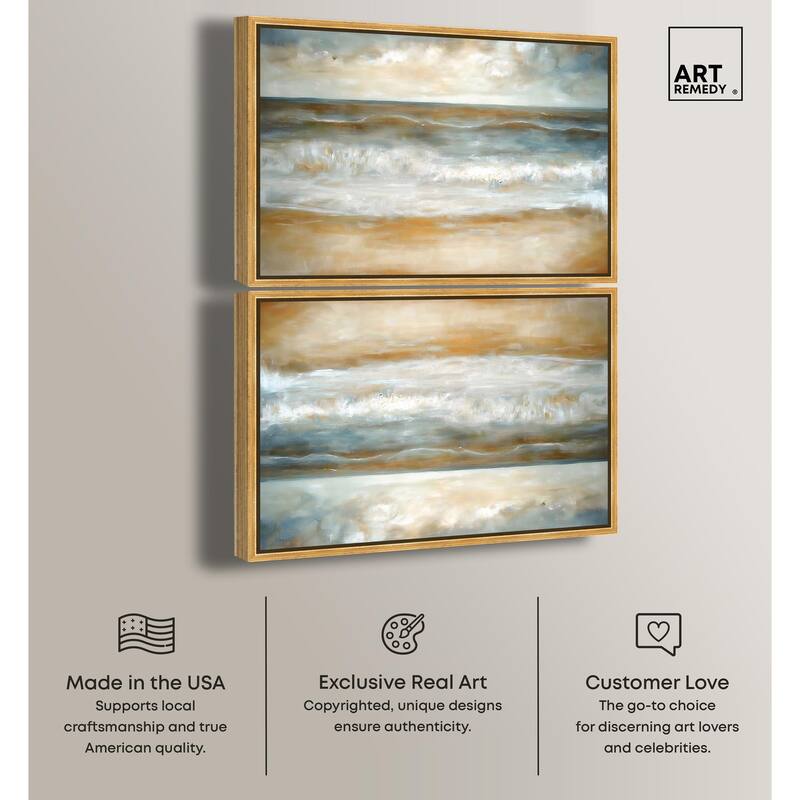 Pulse of the Storm I Canvas by Art Remedy