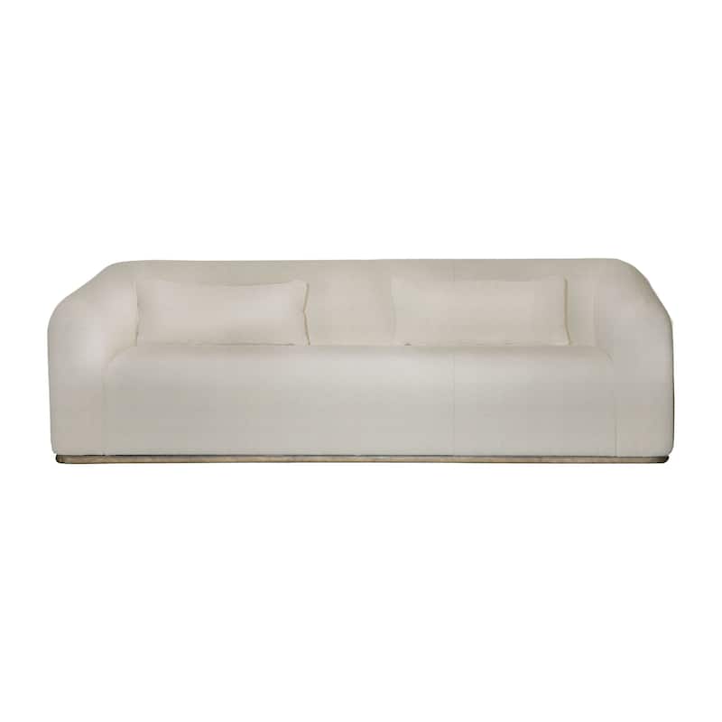 Nolan 90-inch Contemporary Linen Boucle Sofa