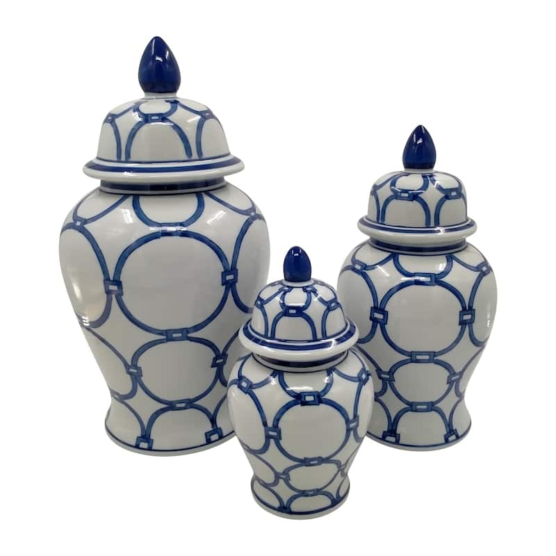 Sagebrook Home Temple Ceramic Jar