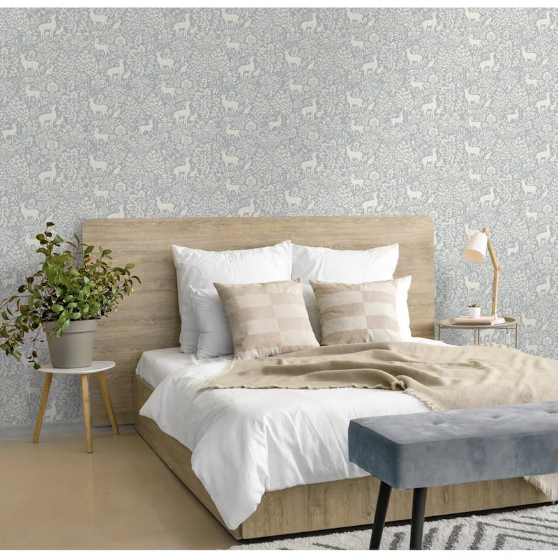 Deer Woods Non-pasted Wallpaper – 396in. x 21in. – Covers 56 square feet