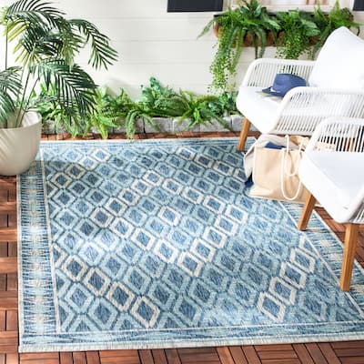 SAFAVIEH Courtyard Noreta Indoor/ Outdoor Waterproof Patio Backyard Rug