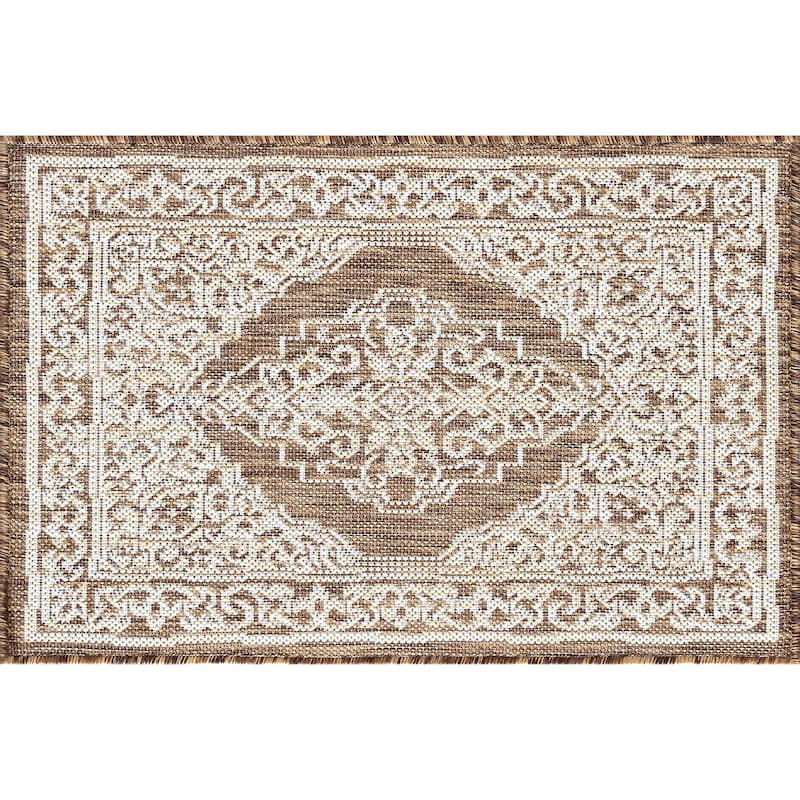 Exo Coastal Oriental Indoor/Outdoor Area Rug