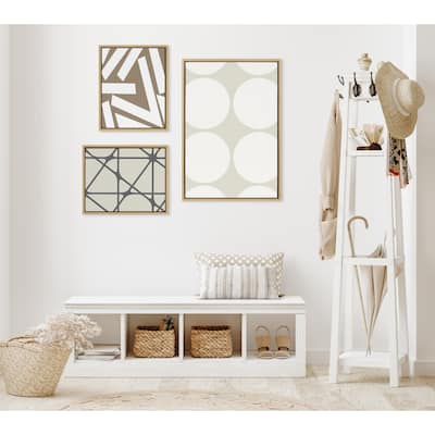 Kate and Laurel Sylvie Neutral Canvas by The Creative Bunch Studio