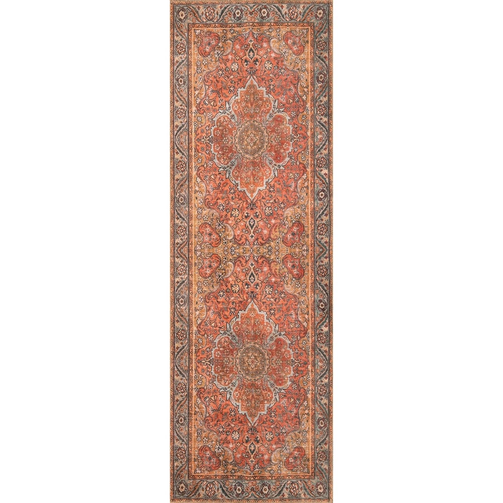 Domani Grove Machine Washable Rustic Boho Dreams Area Rug