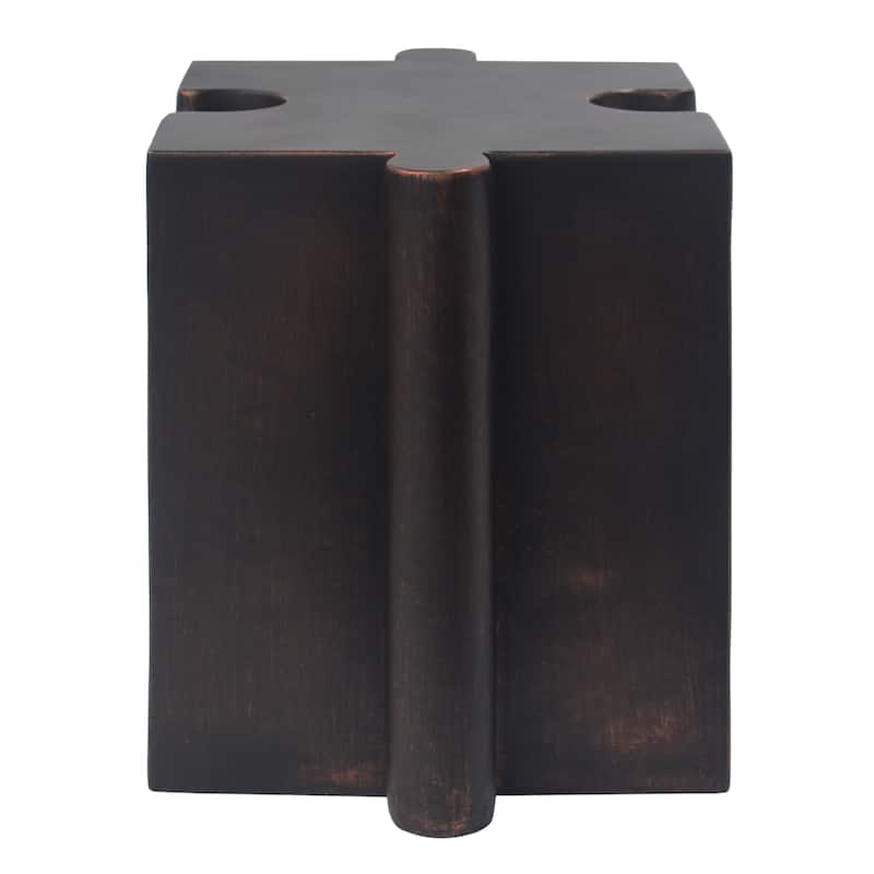 Puzzle Art Side Table, Modular Concave Edge MGO Table - Buy Singles or Combine for Custom Layouts, Indoor & Outdoor