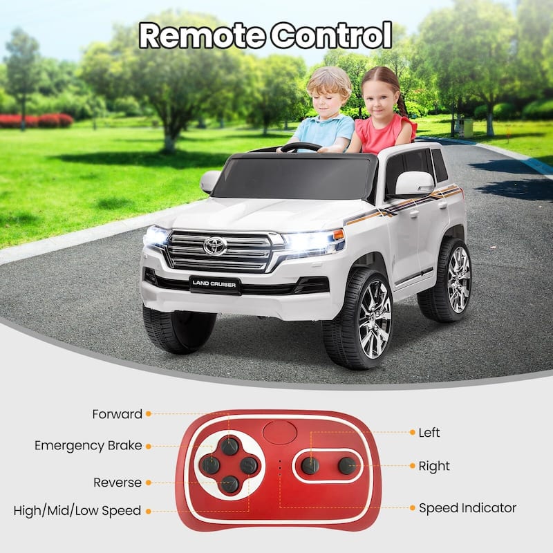Electric Kids Ride-On Car SUV - 2 Seater Licensed Land Cruiser