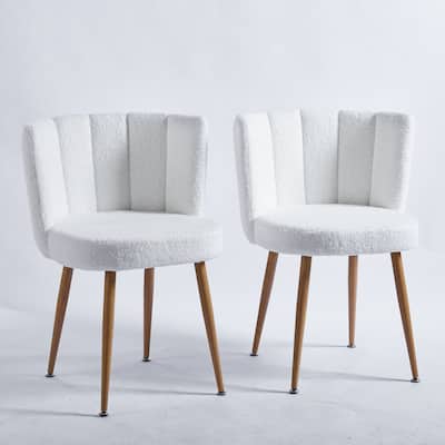 Vanity Chairs Modern Dining Chair White