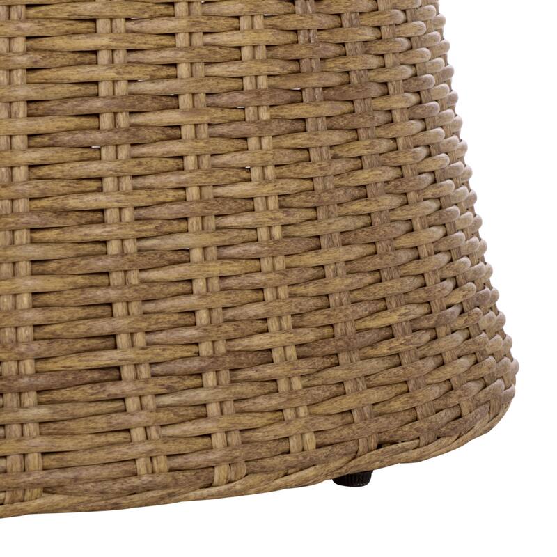 SAFAVIEH Outdoor Living Drew Swivel Chair - 28"W x 30"D x 32"H