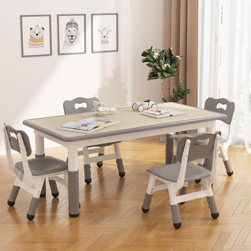 Kids Table and 4 Chairs Set