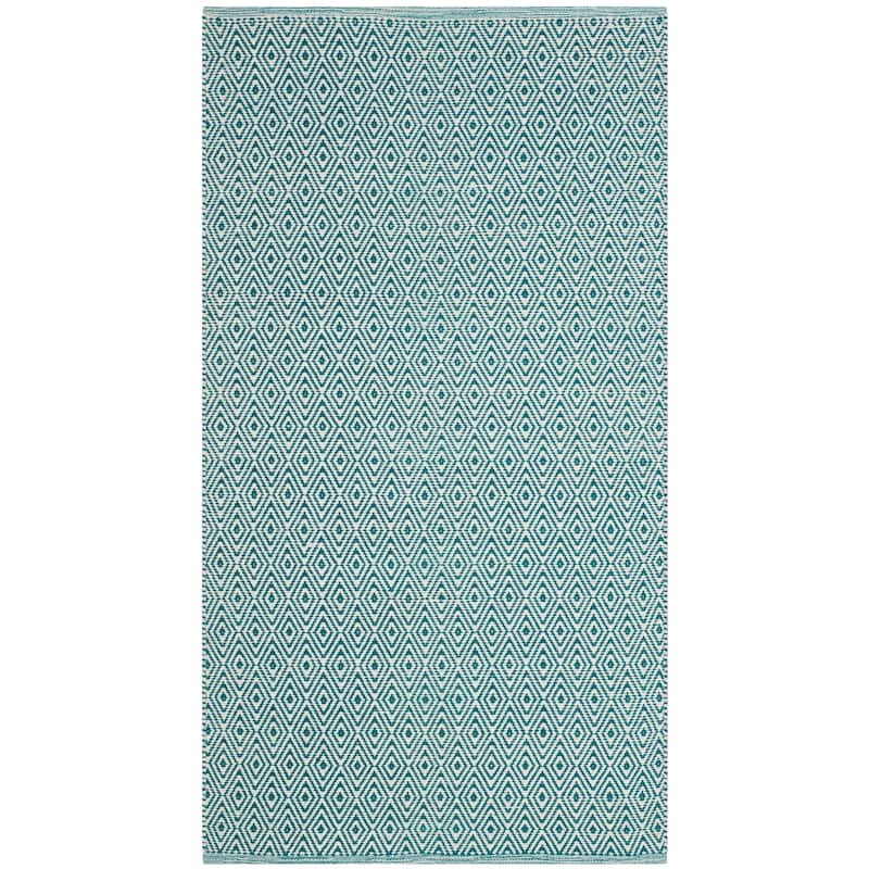 SAFAVIEH, Handmade Flatweave Montauk Brice Casual Cotton Rug