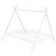 preview thumbnail 20 of 21, Full Size Bed Tent Frame with Metal Floor Playhouse, Slat Support for Kids' Bedroom Furniture, No Box Spring Required