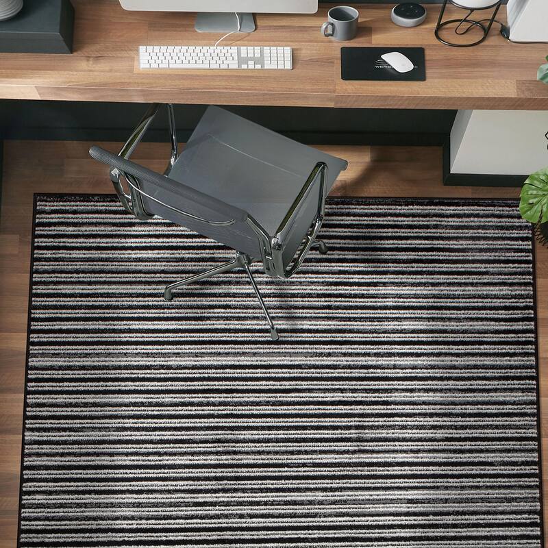 Contemporary Striped Area Rug
