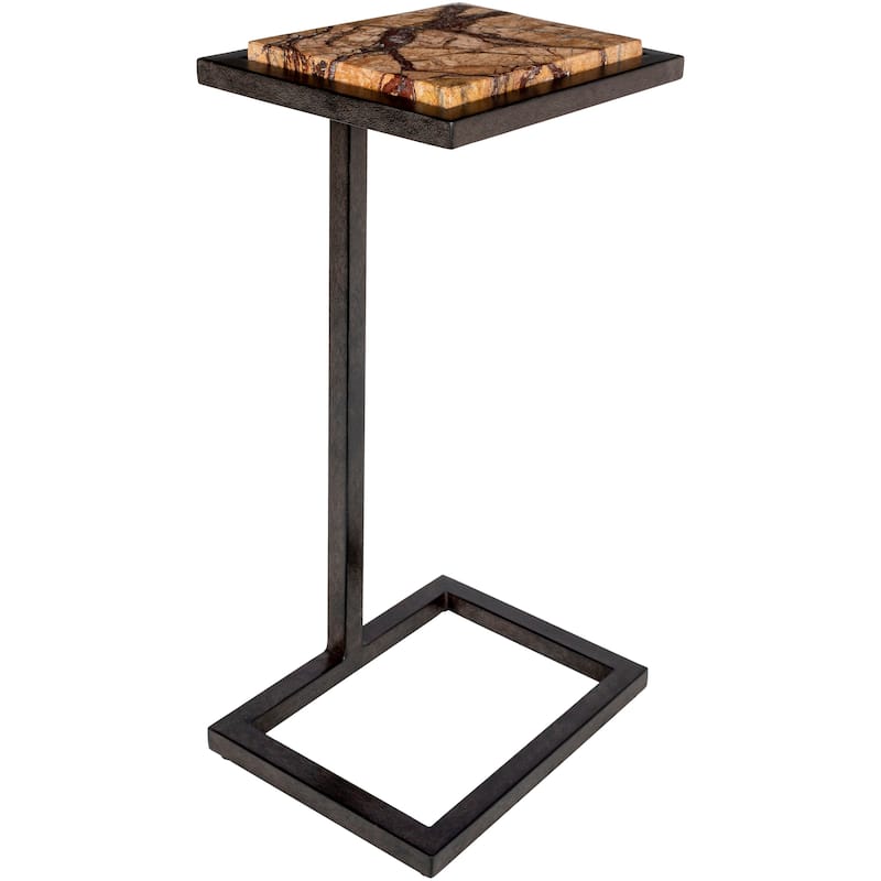 Artistic Weavers Trarna Contemporary Marble Topped End Table