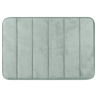 Non Slip Bathroom Rug Thick Soft Bathroom Mat Quick Dry Anti Skid Bath ...