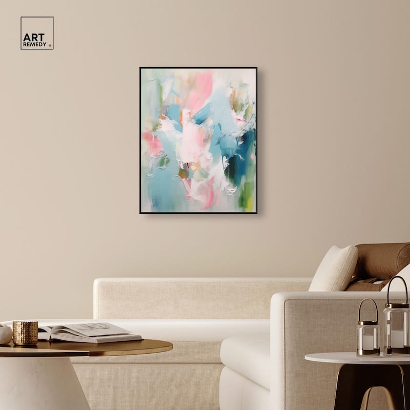 Neon Breeze II Canvas by Art Remedy
