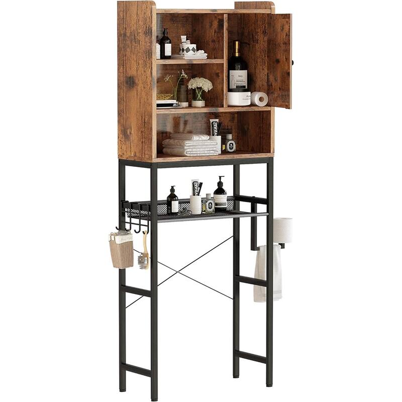 Mieres Wooden Bathroom Over The Toilet Storage Cabinet