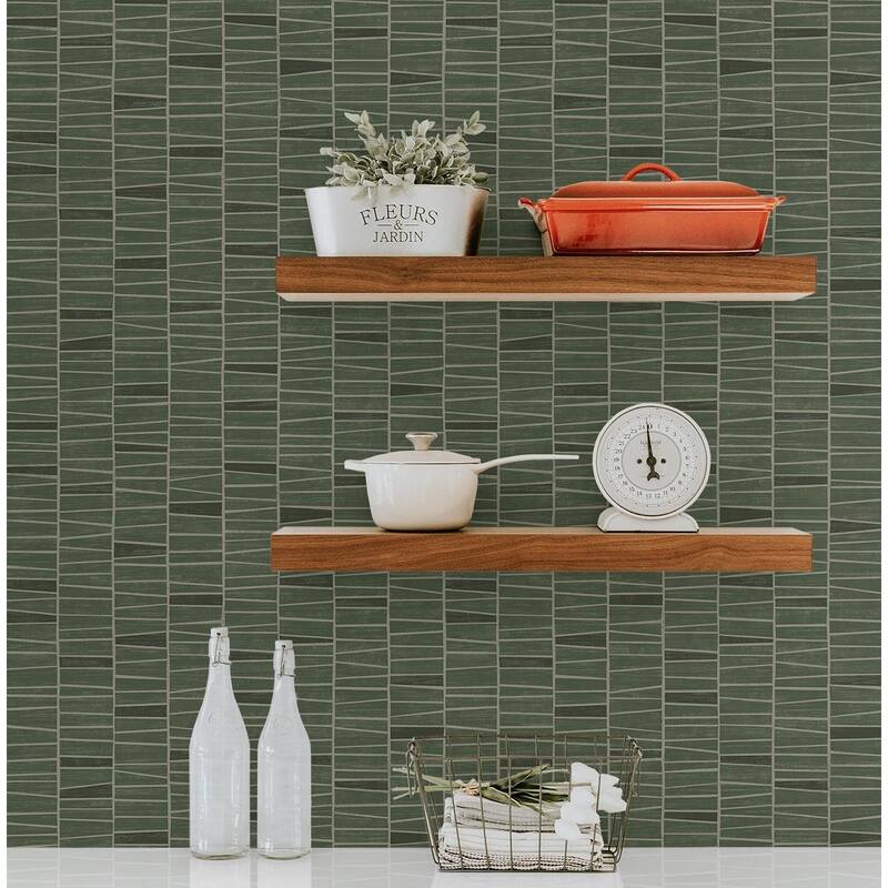 Stacy Garcia Home Organic Stripe Peel and Stick Wallpaper