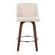 preview thumbnail 63 of 78, Carson Carrington Vallberga 26" Upholstered Counter Stool (Set of 2) Cream Noise Fabric