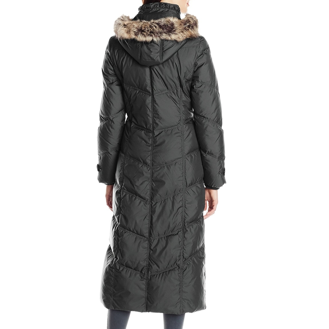 london fog maxi down puffer coat