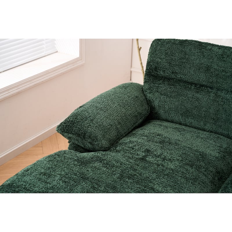 Modern U-shape Chenille Upholstered Sofa with Chaise Multiple Cushions Sectional Couch