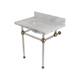Option Carrara Marble / Polished Nickel