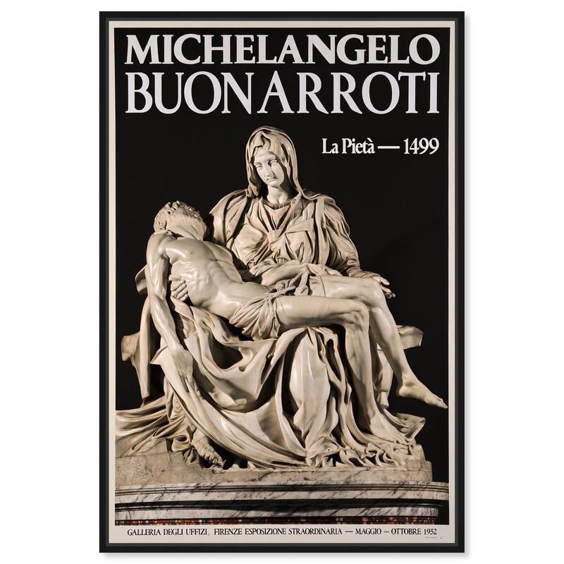 Marble Lamentation Canvas by Art Remedy - Black - 20" x 30"