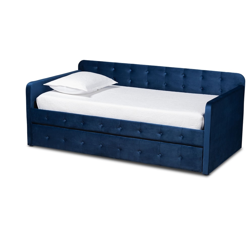 Jona Modern and Contemporary Transitional Daybed with Trundle