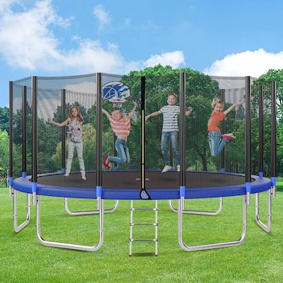 Trampolines 16FT Round Trampoline with Enclosure