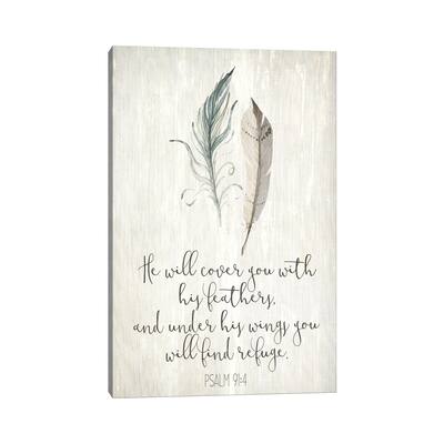 iCanvas "His Feathers I" by Kimberly Allen Canvas Print