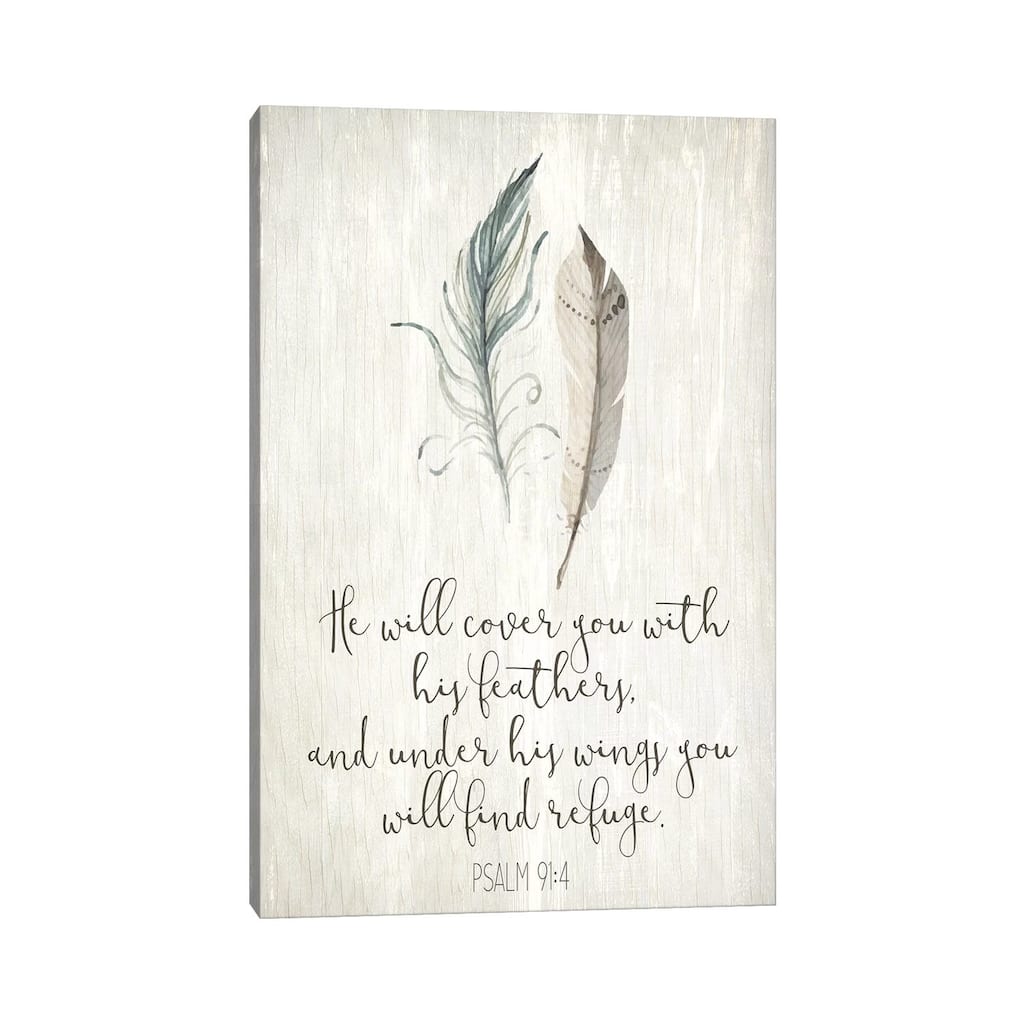 iCanvas "His Feathers I" by Kimberly Allen Canvas Print