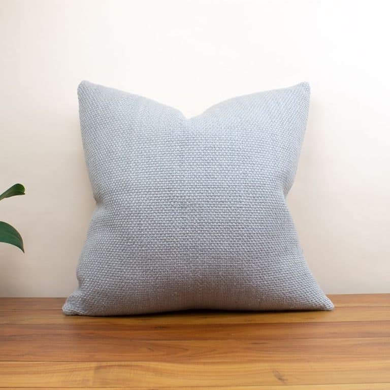 Jiti Indoor Classic Soft Knitted Handmade Decorative Square Throw Pillows - Grey