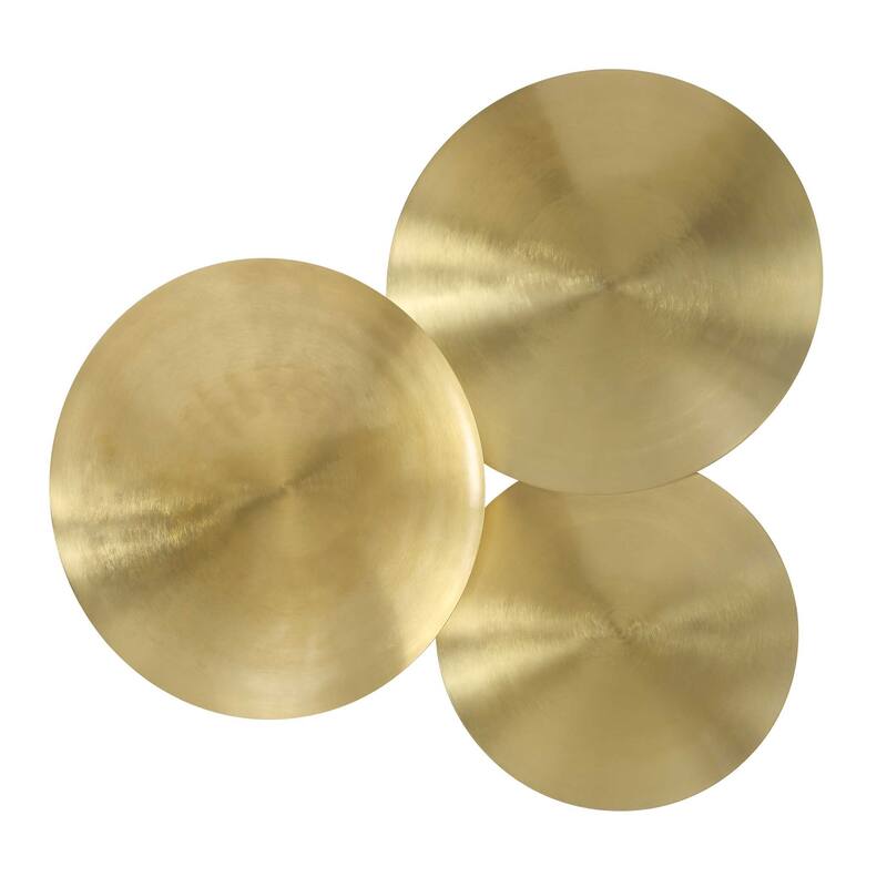Uttermost Cymbalic Round Brass Wall Art Set/3