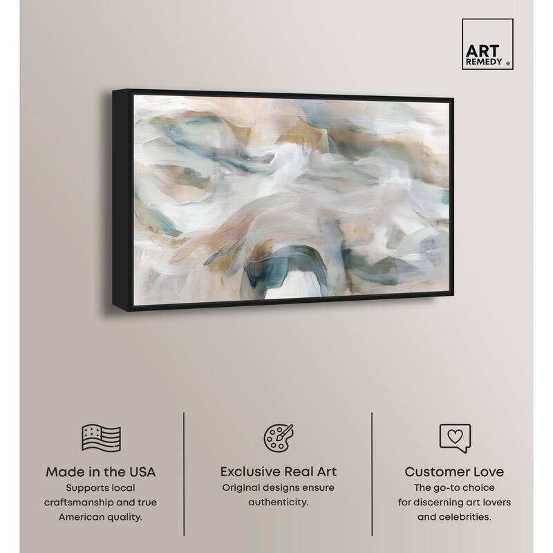 Whispering Colors IV Canvas by Art Remedy