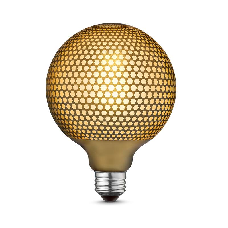 Moderna Copper Luxury Oversized 4W E26 Frosted Copper LED Bulb - one size