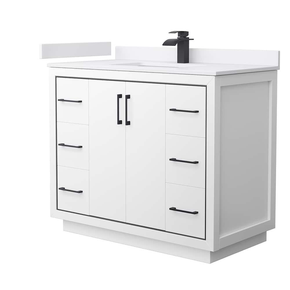 Wyndham Collection WCF1111-42S-VCA-MXX Icon 42" Free Standing Single