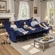 preview thumbnail 44 of 58, MCombo Power Reclining Loveseat Sofa with Heat and Massage, Fabric PR648