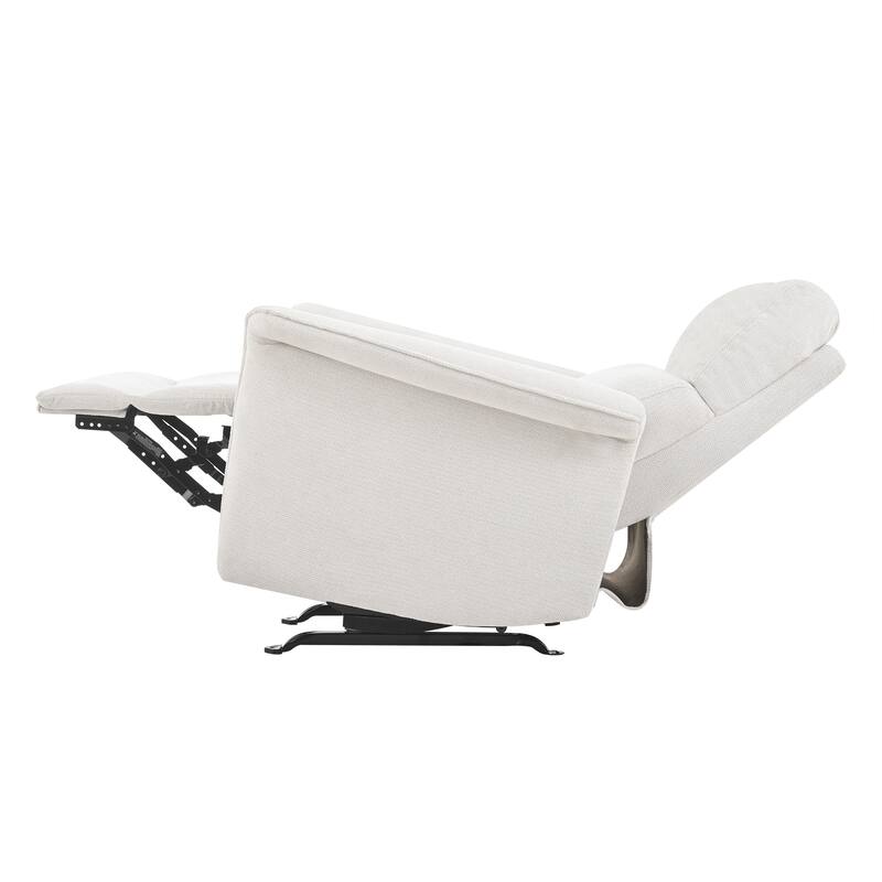 Manual Rocker Recliner Chair For Adults,Manual Rocking Glider Recliner,Fabric Nursery Chair,Single Sofa Recliner,Wide Armrests