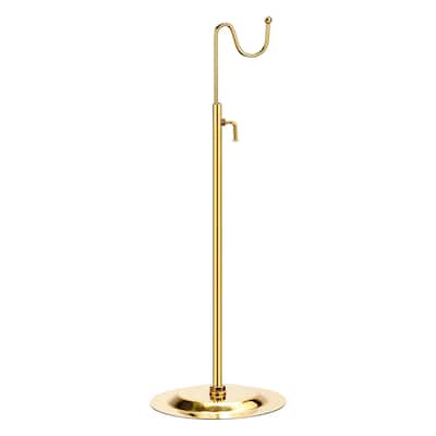 Purse Display Stand Adjustable Tabletop Single Hook Handbag Rack - Gold