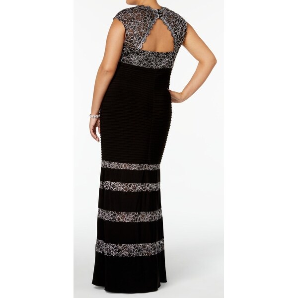 xscape floral lace mermaid gown