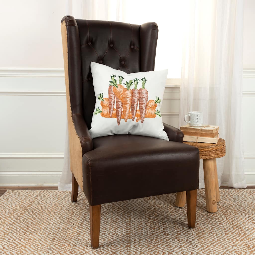 Rizzy Home Carrots Throw Pillow Cover