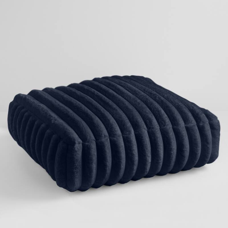 Sorra Home Indoor Corded Floor Pouf Single
