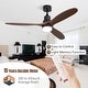 preview thumbnail 10 of 199, 42“/52"/60"/48" Noiseless Walnut Wood Ceiling Fan with Remote Control, Integrated Light Optional 60"-B Ceiling Fan with Light