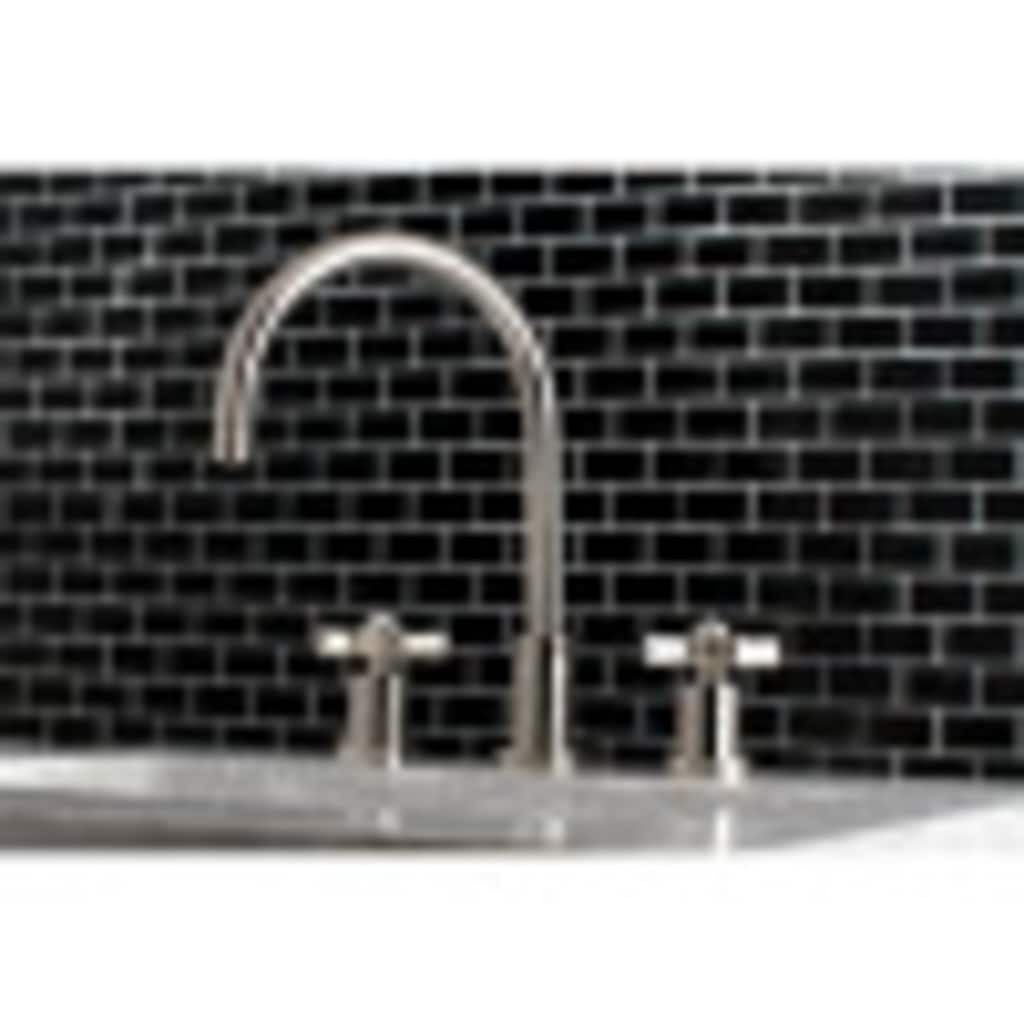 Kingston Brass Millennium 8 in. Widespread Bathroom Faucet in Polished Nickel