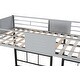 preview thumbnail 5 of 10, Triple Bunk Bed with Vent Board, Separatable into three beds, Black