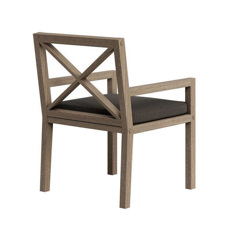 Northlake Outdoor Patio Teak Dining Armchair