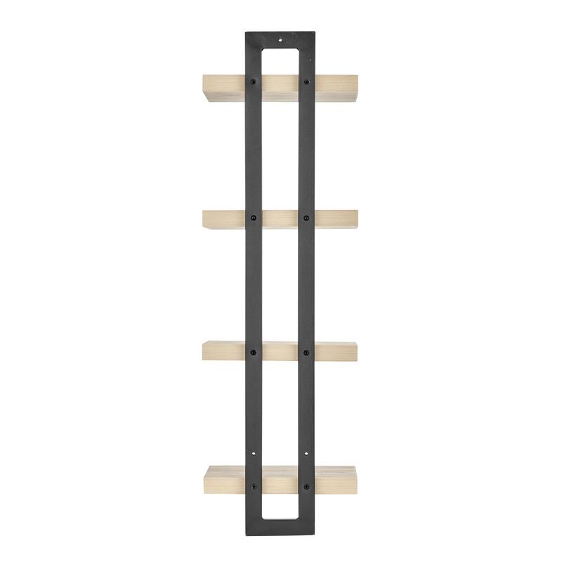 Danya B. 4-Tier Ladder Bracket Floating Wall Shelves